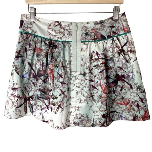 Ted Baker London Dragonfly Mini Skirt Women's Sz 2 Designer Preppy Party‎ NWT - Picture 2 of 14